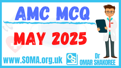 Product image for MAY 2025 LECTURE NOTES ON AMC MCQ RECALLS QUESTIONS