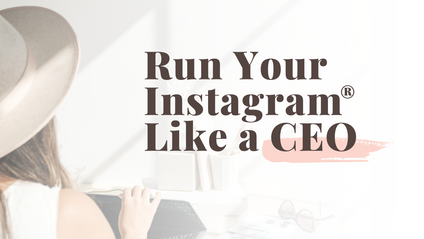 Product image for Run Your Instagram® Like a CEO