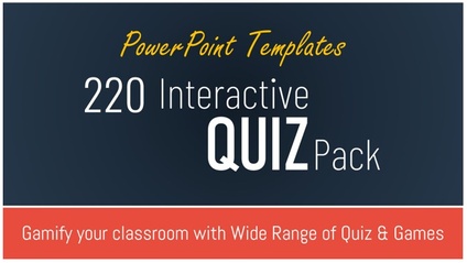 Product image for 220 Interactive PowerPoint Quiz Templates