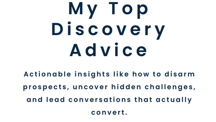 Product image for My Top Discovery Advice