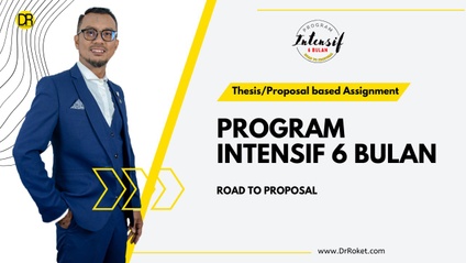 Product image for [PART 1] PROGRAM INTENSIF 6 BULAN (ROAD TO PROPOSAL)