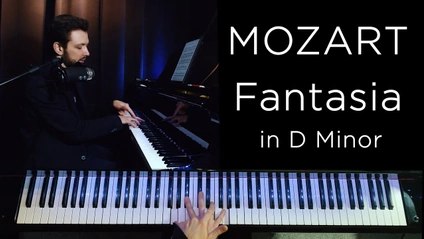 Product image for Mozart Fantasia in D Minor - A Comprehensive Piano Lesson