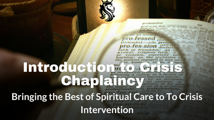 Product image for Introduction to Crisis Chaplaincy