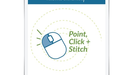 Product image for Point, Click and Stitch: Master the Tech Side of Machine Embroidery