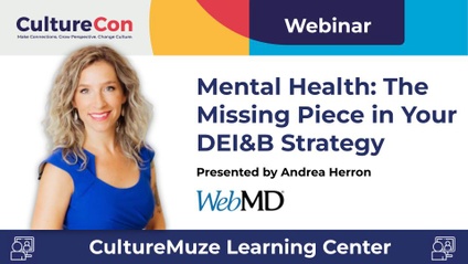 Product image for Webinar: Mental Health - The Missing Piece in Your DEI&B Strategy