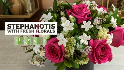 Product image for Flower Arranging Fridays: Stephanotis with Fresh Flowers
