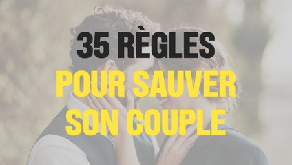 Product image for 35 règles pour sauver son couple