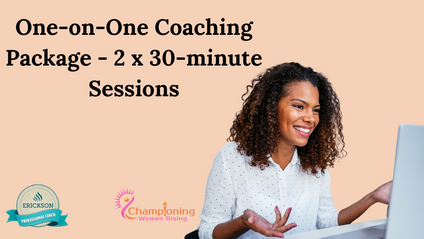 Product image for One-on-One Coaching Package - 2 x 30-minute Sessions