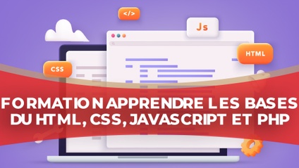 Product image for Apprendre les bases du HTML, CSS, Javascript et PHP