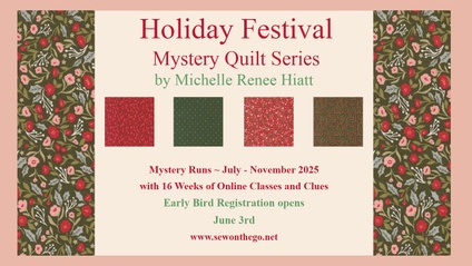 Product image for Holiday Festival Mystery Quilt Series - Clue & Class Membership