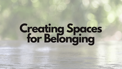 Product image for Creating Spaces for Belonging