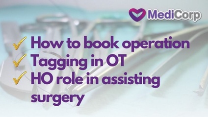 Product image for HO Role in OT & Booking case for Operation
