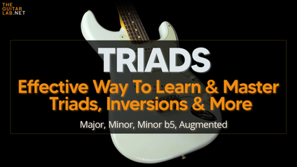 Product image for Triads -  Effective way to learn & master triads, inversions & more