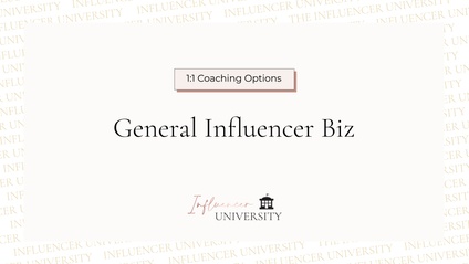 Product image for General Influencer Biz