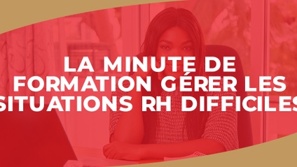 Product image for IGTC01HR - La minute de formation : Gérer les situations Resource Humaines difficiles (FR)