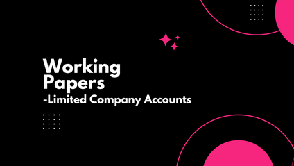 Product image for Working Papers - Limited Company Accounts