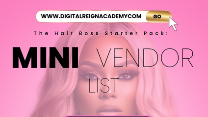 Product image for The Hair Boss Starter Pack: Mini Vendor List