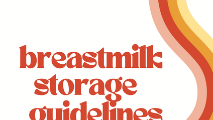 Product image for Breastmilk Storage Guideline