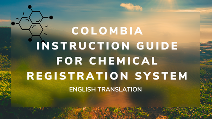 Product image for Colombia's Instruction Guide for the Chemical Registration System