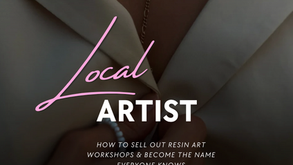 Product image for LOCAL RESIN ARITST- SELLING OUT WORKSHOPS