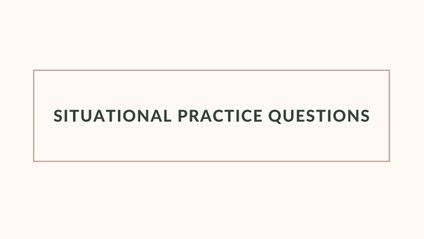 Product image for Situational Practice Questions Course