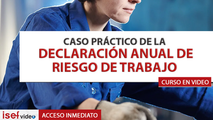 Product image for CASO PRÁCTICO DE LA DECLARACIÓN ANUAL DE RIESGO DE TRABAJO