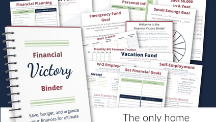 Product image for Financial Victory Binder