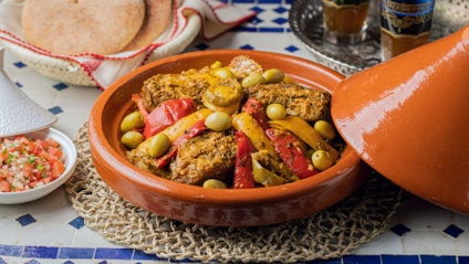 Product image for Moroccan Fish Tagine with Peppers and Olives
