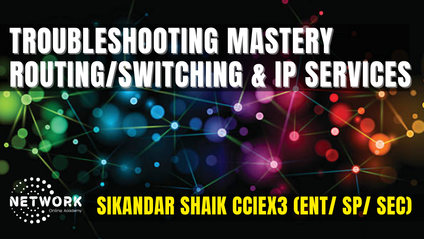 Product image for 📘 Troubleshooting Mastery - Routing, Switching & IP Services 🚀
