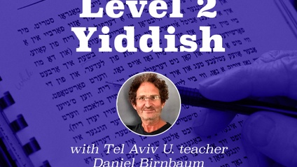 Product image for Yiddish Level 2 (2025)