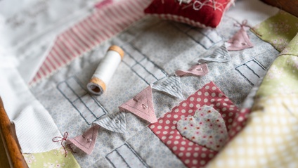 Product image for Home is Where the Heart is Mini Quilt PDF Pattern