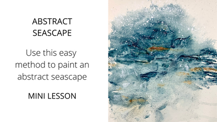 Product image for Abstract Watercolor Seascape