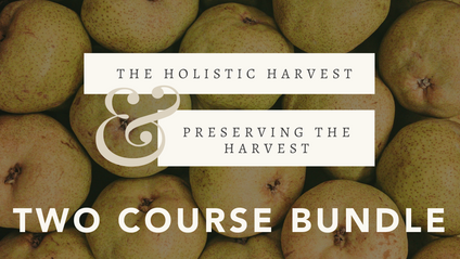Product image for The Holistic Harvest + Preserving the Harvest