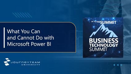 Product image for BTS: What You Can and Cannot Do with Microsoft Power BI