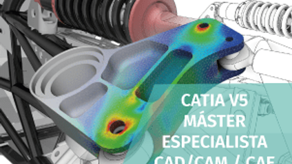 Product image for Máster Especialista en CAD/CAE/CAM con Catia V5 (1700h)