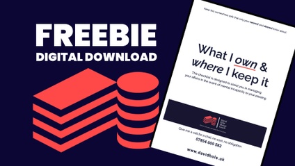 Product image for What I Own & Where I Keep It - FREE DOWNLOAD