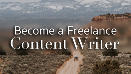 Product image for Become a Freelance Online Content Writer