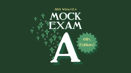 Product image for BCBA Mock Exam A (6th ed.)