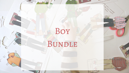 Product image for Paper Dolls: Boy Bundle