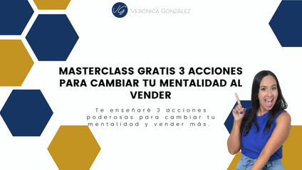 Product image for Masterclass "3 Pasos para cambiar tu mentalidad al vender"