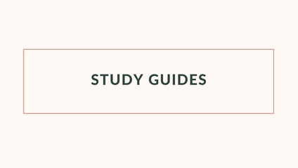 Product image for Study Guides