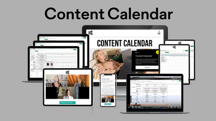 Product image for Content Calendar Template