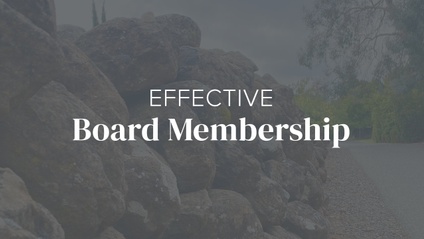 Product image for Effective Board Membership and Tailored Coaching