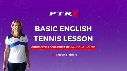 Product image for Basic English Tennis Lesson