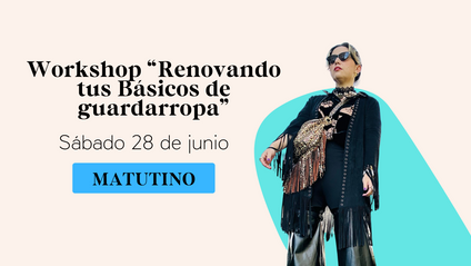 Product image for Workshop "Renovando tus Básicos de Guardarropa"
