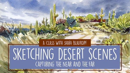 Product image for Sketching Desert Scenes