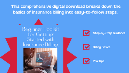 Product image for Beginner Toolkit for Getting Started with Insurance Billing