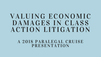Product image for Valuing Economic Damages in Class Action Litigation