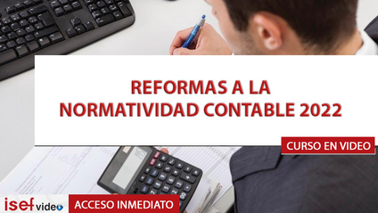 Product image for REFORMAS A LA NORMATIVIDAD CONTABLE 2022 Repasa el detalle de las NIF´S 