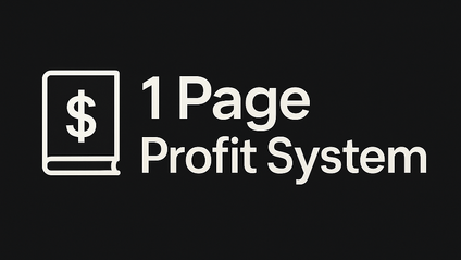 Product image for 1 Page Profit System